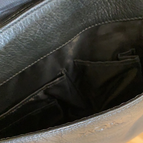 Brand new Black Leather Mori laptop bag - Picture 4 of 7